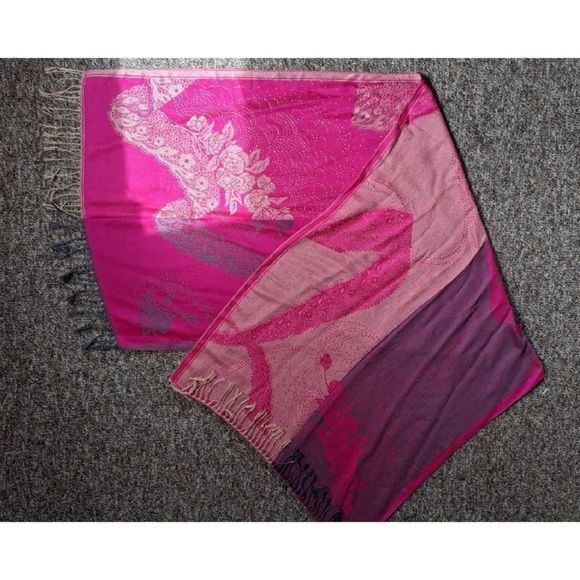 BNWOT Floral Print Pashmina - Picture 1 of 6